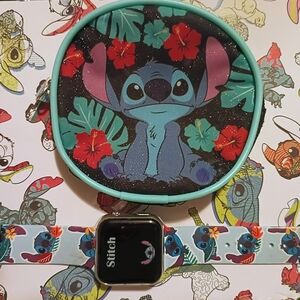 Blue Stitch Kids Coin Purse and Watch Set - Cute Lilo & Stitch Inspired